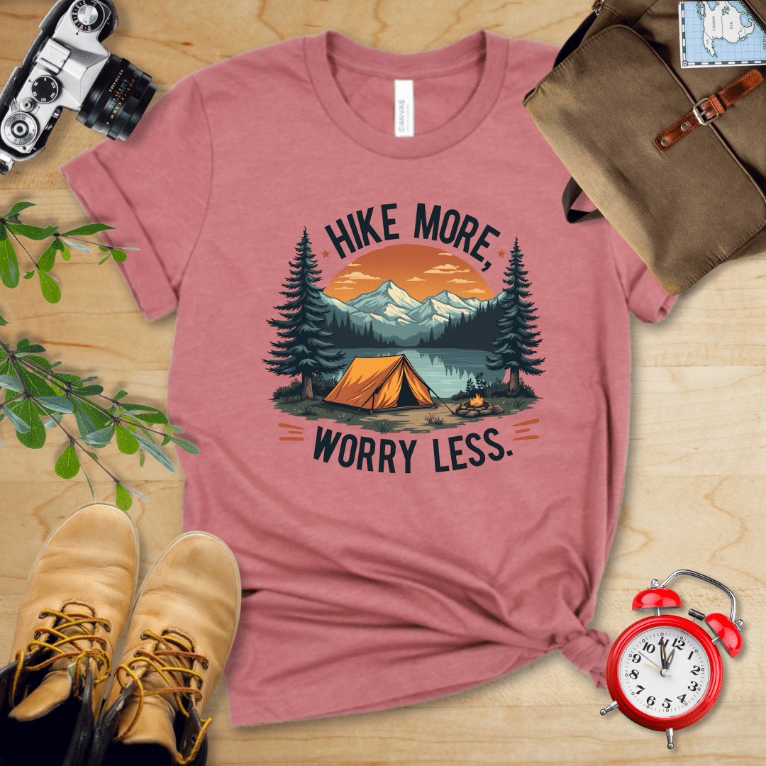Hike More, Worry Less Shirt - Image 4