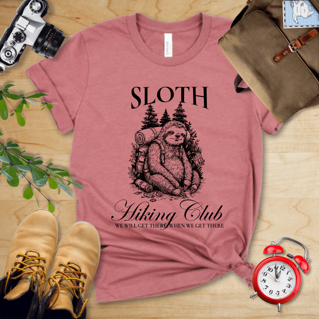 Sloth Hiking Club Shirt