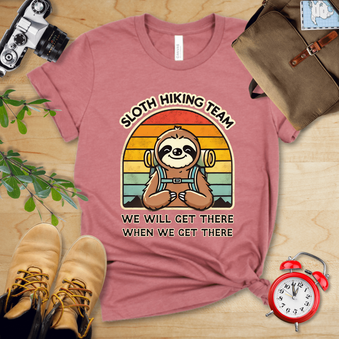 Sloth Hiking Team Shirt - Image 6