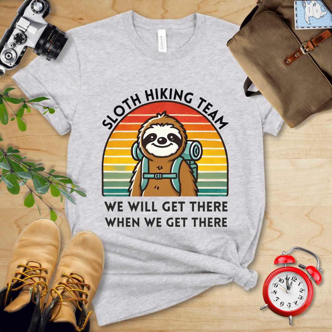 Sloth Hiking Team Shirt - Image 7
