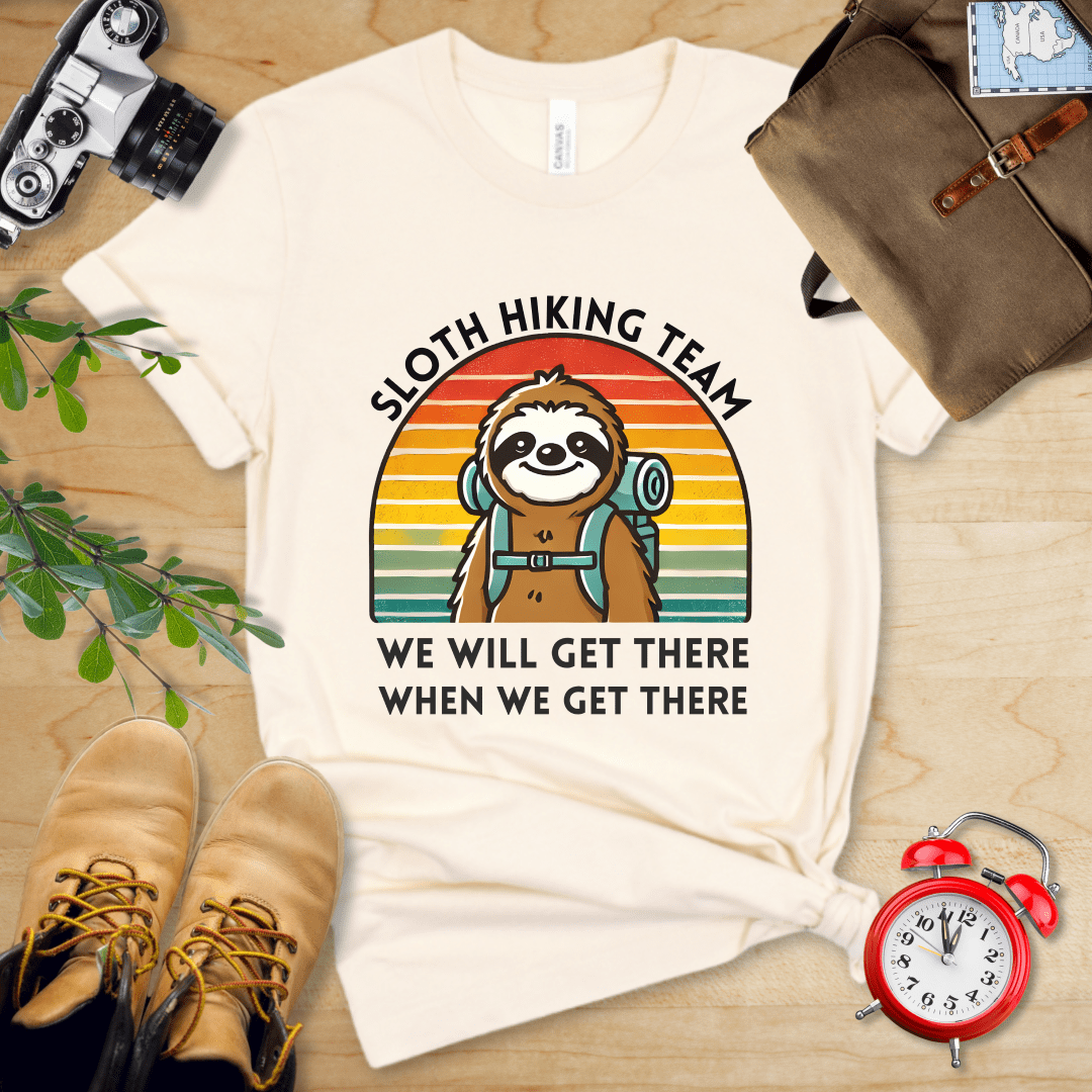 Sloth Hiking Team Shirt - Image 8
