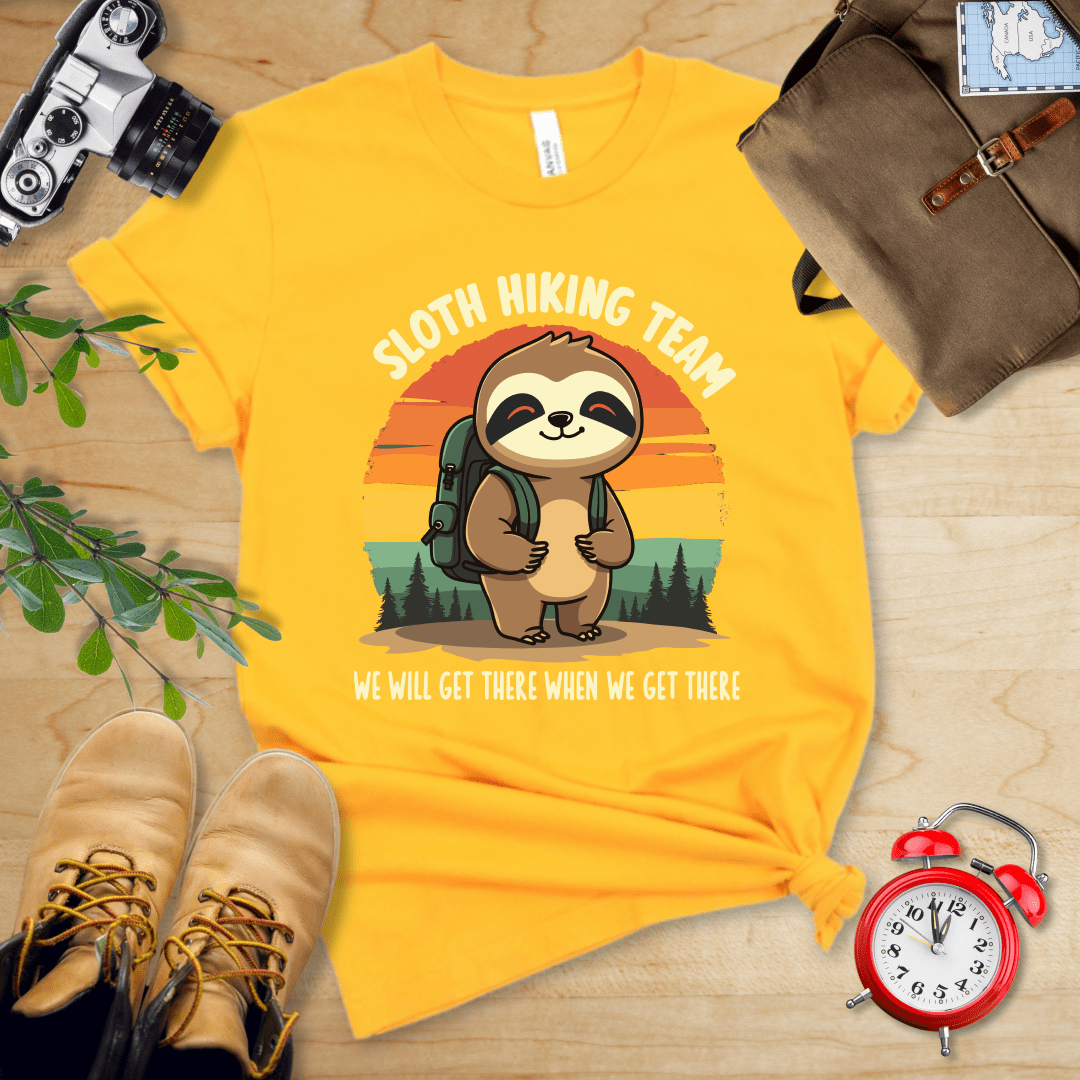 Sloth Hiking team Shirt - Image 6