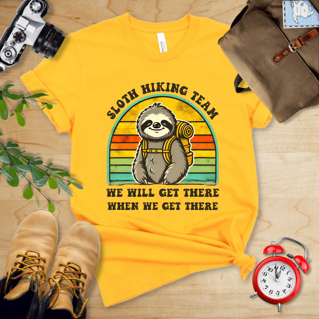 Sloth Hiking Team Shirt