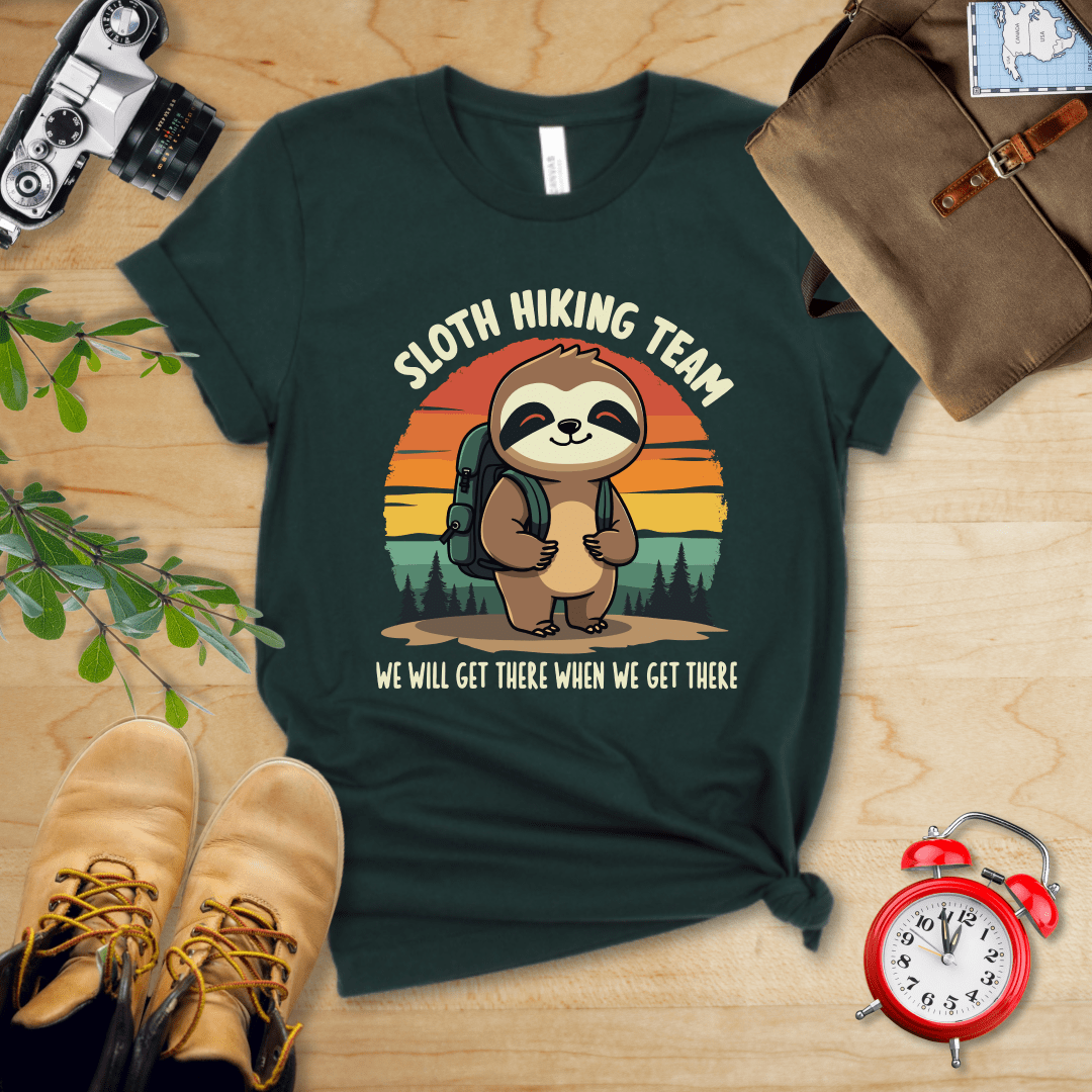 Sloth Hiking team Shirt - Image 8