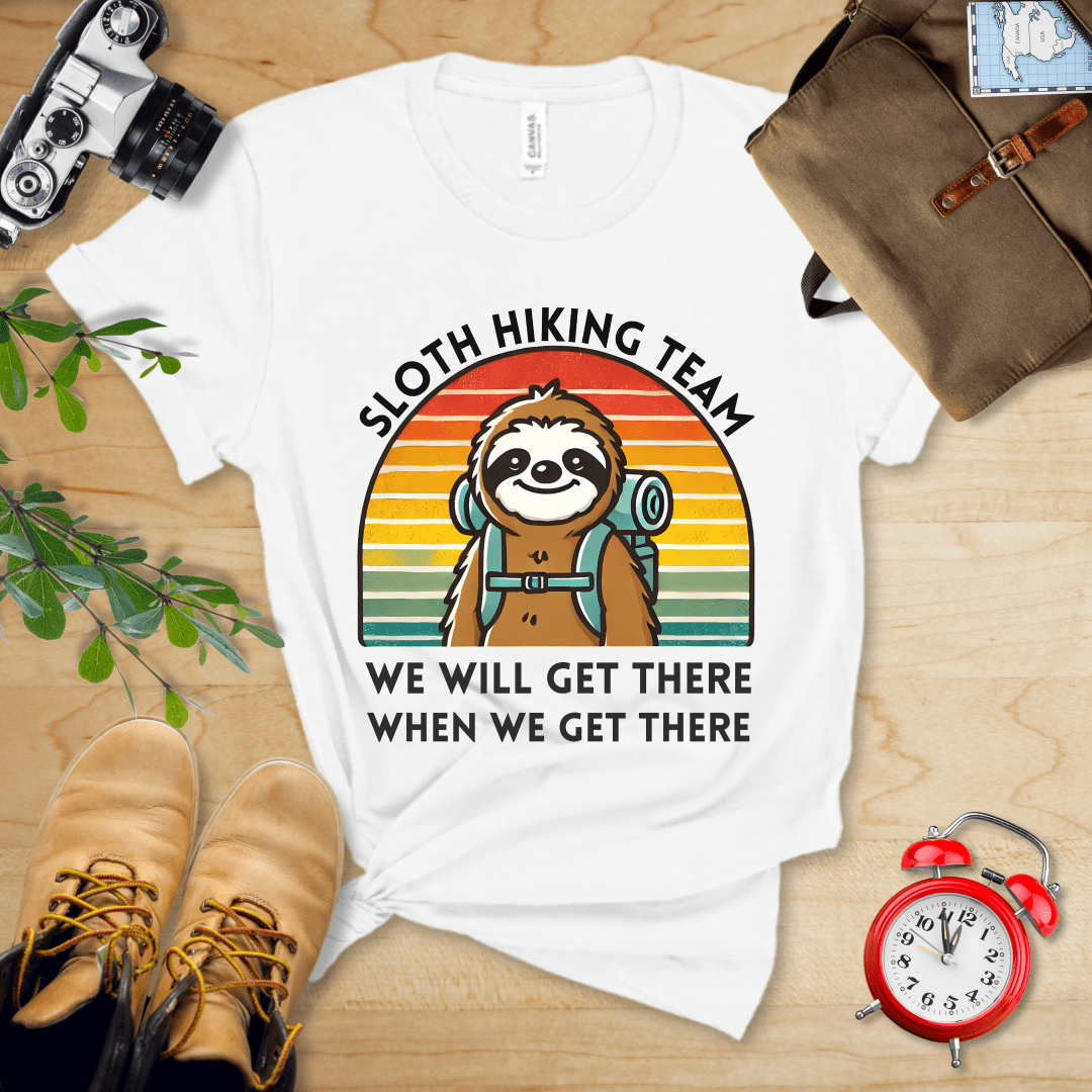 Sloth Hiking Team Shirt - Image 6