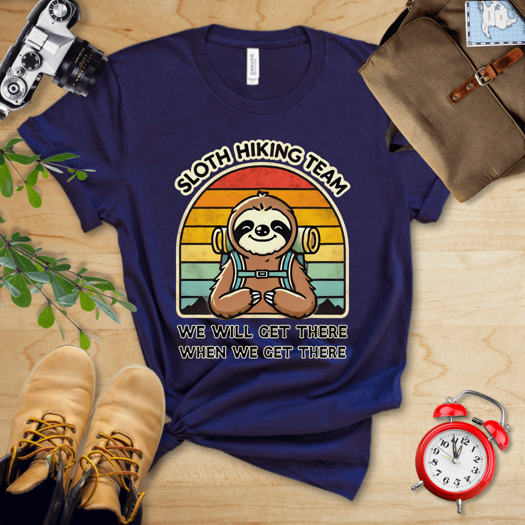 Sloth Hiking Team Shirt - Image 7