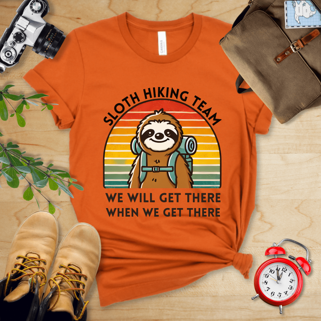 Sloth Hiking Team Shirt - Image 4