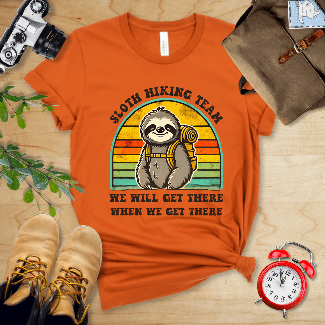 Sloth Hiking Team Shirt - Image 6