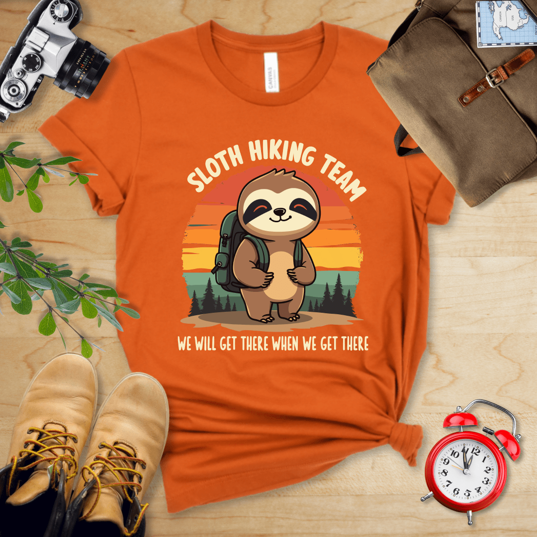 Sloth Hiking team Shirt - Image 7