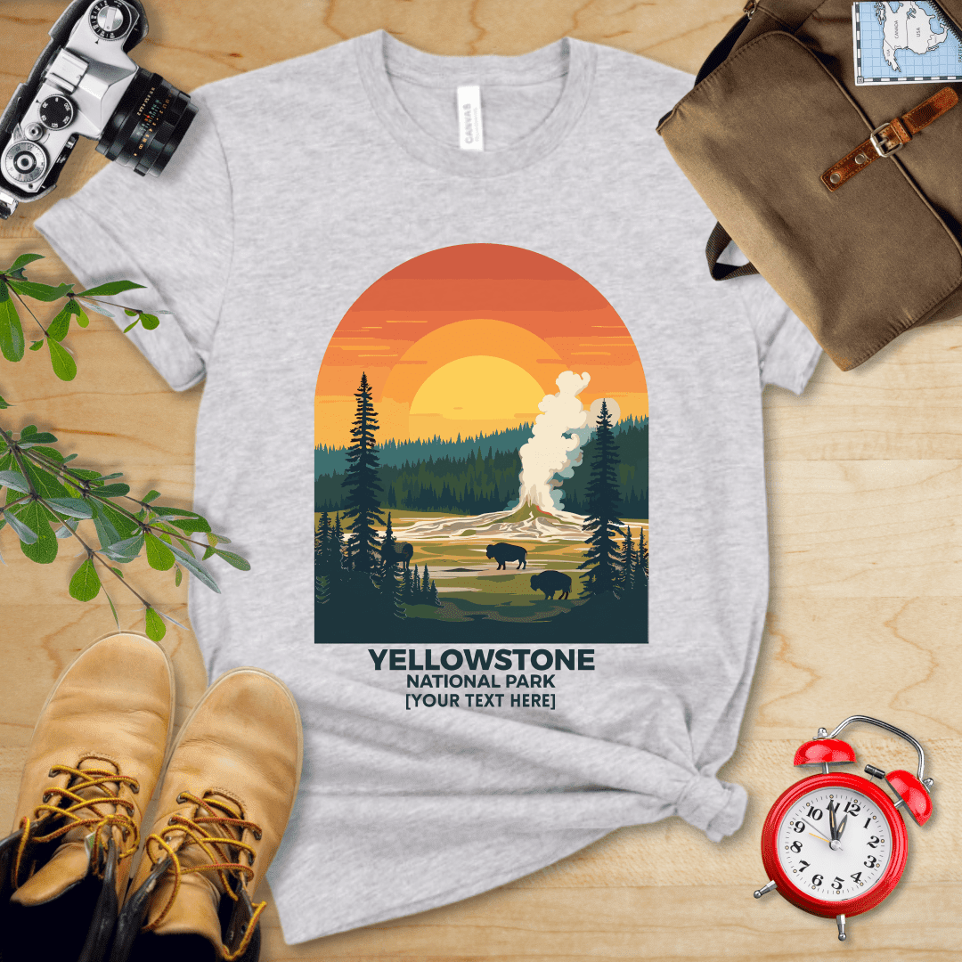 Yellowstone National Park Shirt + Personalization