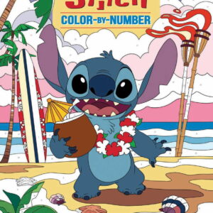 Bazeror Disney Stitch Color-By-Number, 192 pages (Paperback)